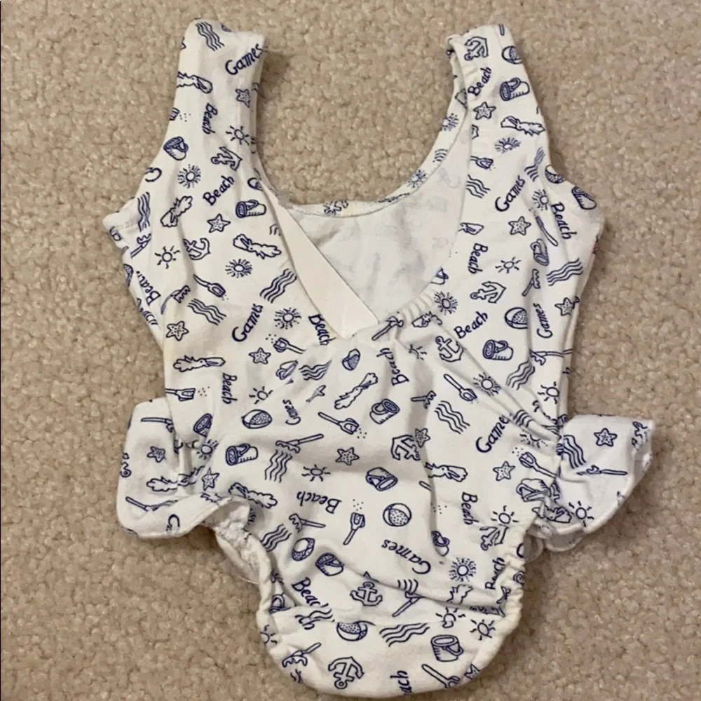 NWT beach print bathing suit one piece